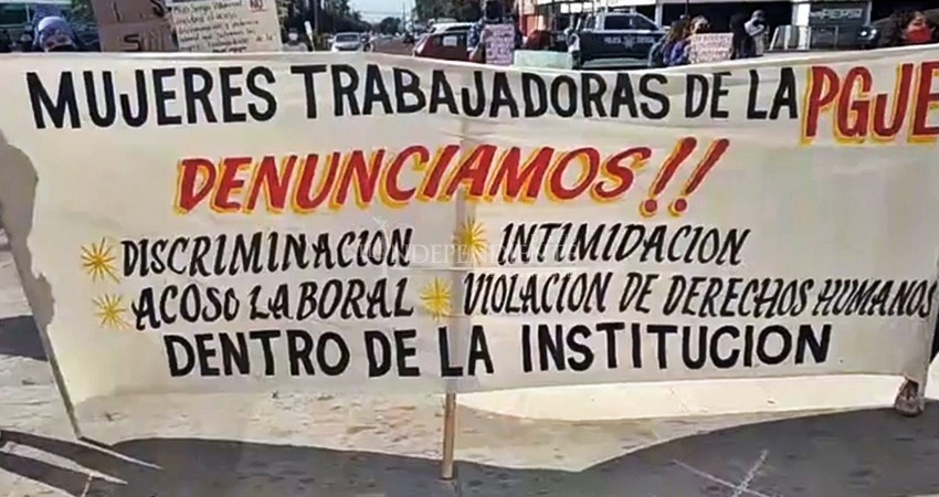 Trabajadoras de la PGJE denuncian acoso dentro de la institución