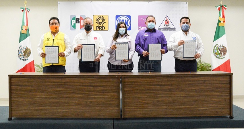 Hacen oficial la candidatura común “Unidos Contigo”