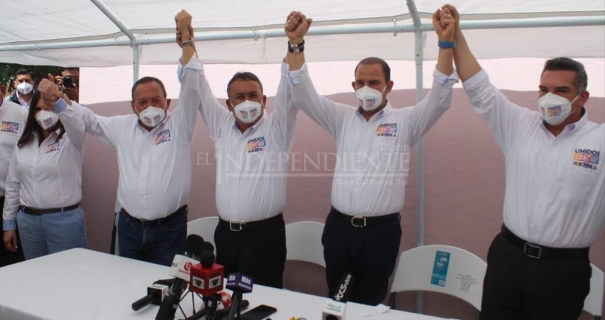 “Para que BCS no se contagie del Morenavirus" registran candidatura de Pelayo por Unidos Contigo