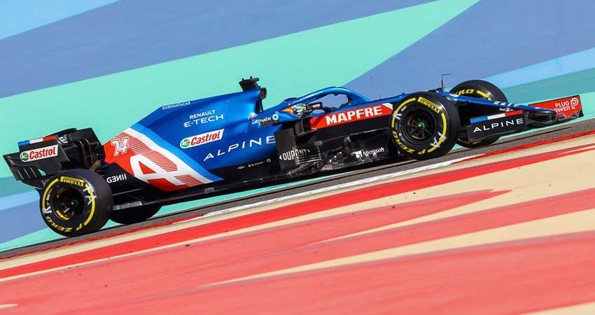 Fernando Alonso abandonó el GP de Bahréin ¡por una envoltura de sándwich!