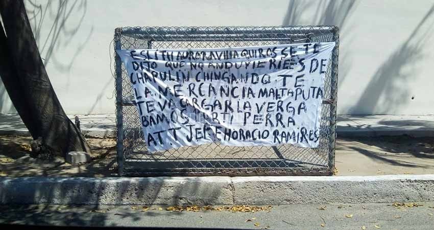 Reaparecen las “narcomantas” en La Paz