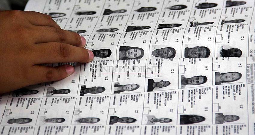 Padrón electoral cierra con 563 mil 823 votantes