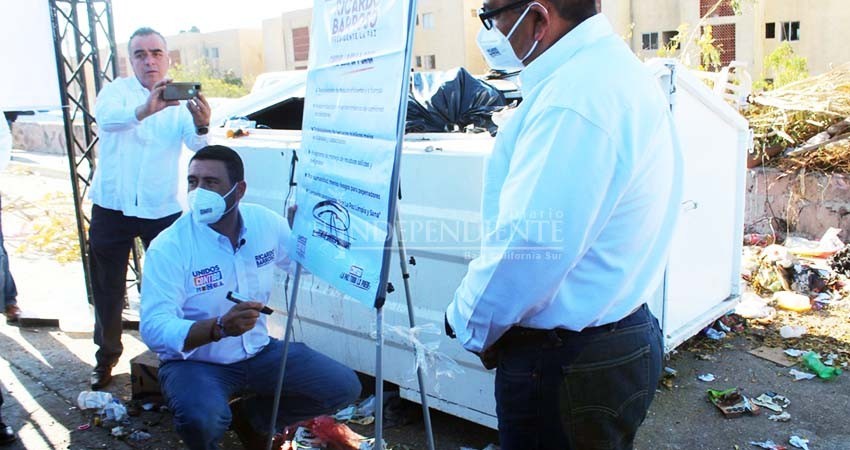 En La Paz hubo corrupción en servicios públicos y ahora tienen la basura tirada: Barroso