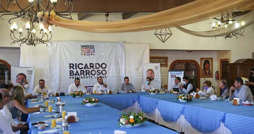 Eliminaremos trabas burocráticas para reactivar La Paz: Ricardo Barroso ante Coparmex