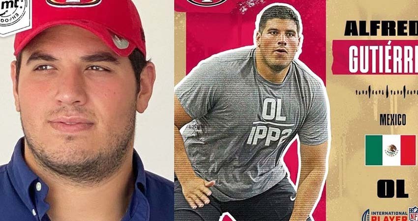 'Soy un gordito muy agresivo'; él es Alfredo Gutiérrez, el nuevo mexicano en la NFL