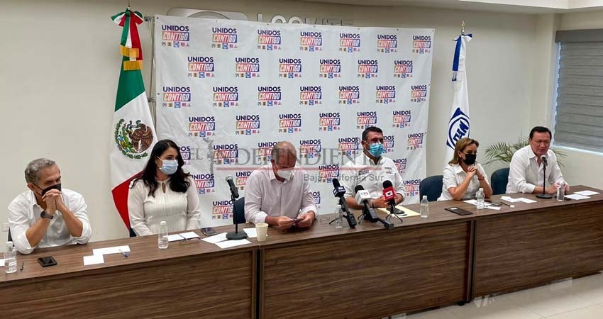 Senadores llegan a BCS a respaldar candidaturas de la Alianza Unidos Contigo