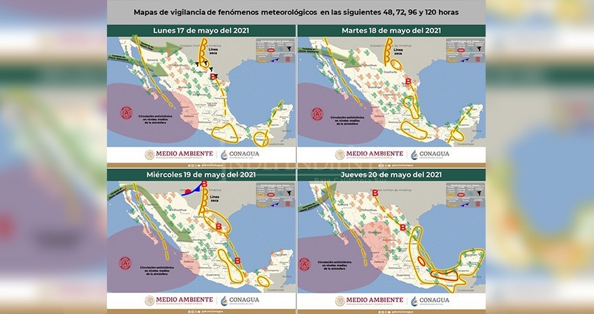 Vientos de hasta 60 km/h y condiciones calurosas se pronostican durante esta semana en BCS