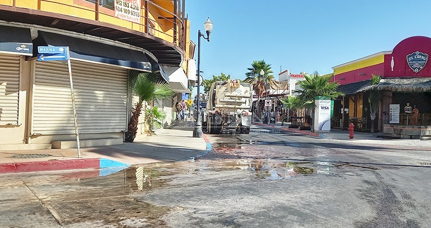 Aguas negras vuelven a brotar en la zona turística de CSL