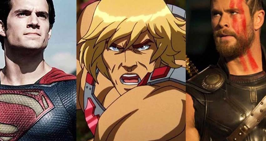 Henry Cavill y Chris Hemsworth pelean por ser el nuevo He-Man