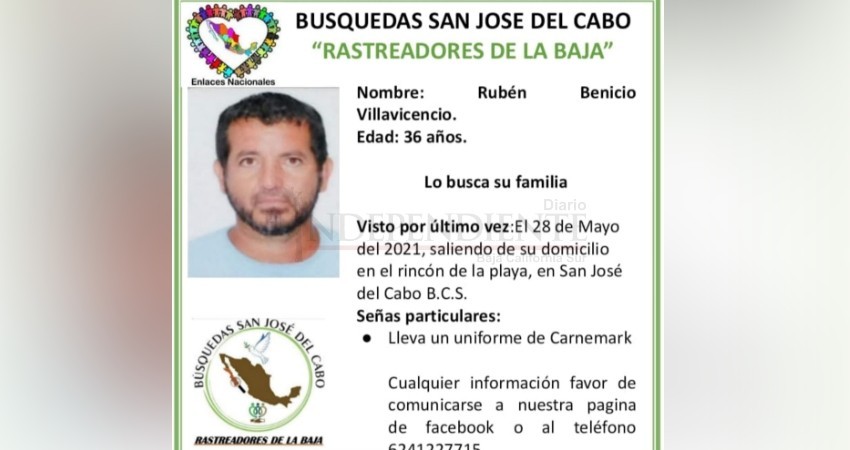 Otro desaparecido más de la comunidad de La Playa en SJC