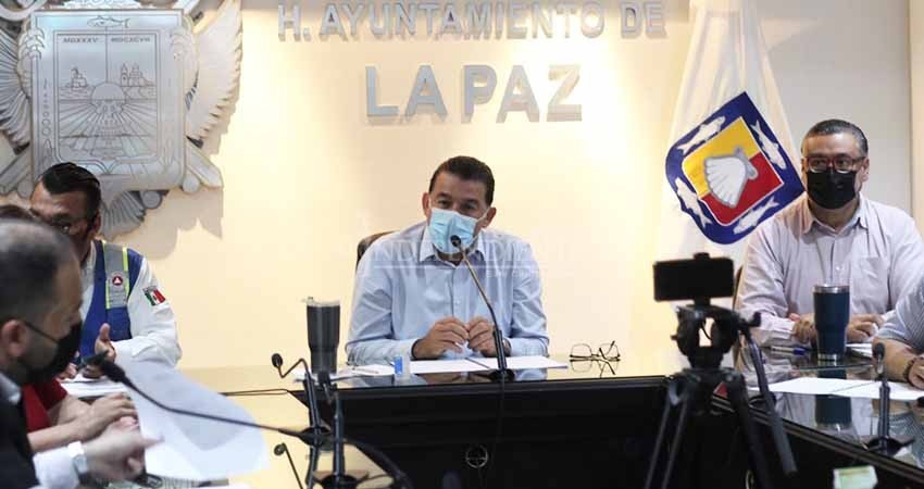 Instalan el Comité Municipal La Paz para Prevención de Riesgos por temporada de huracanes