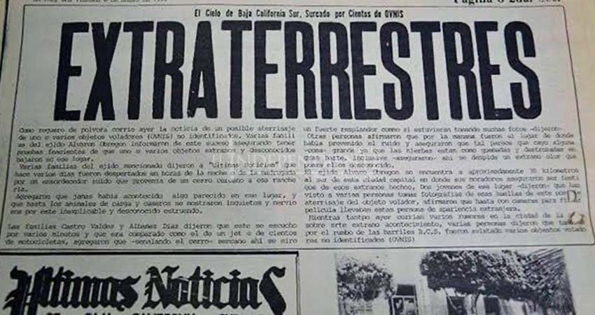 Día internacional del OVNI: estos son los sitios de avistamiento en BCS