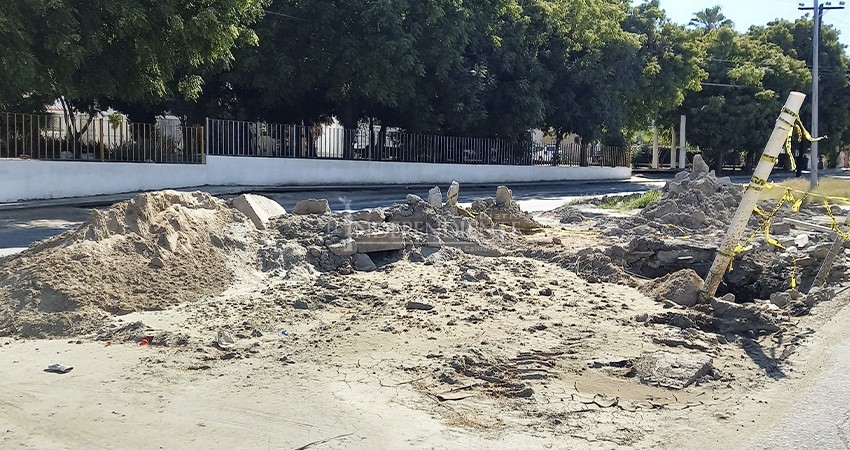 Reparaciones a medias del OOMSAPAS, el pan diario en CSL