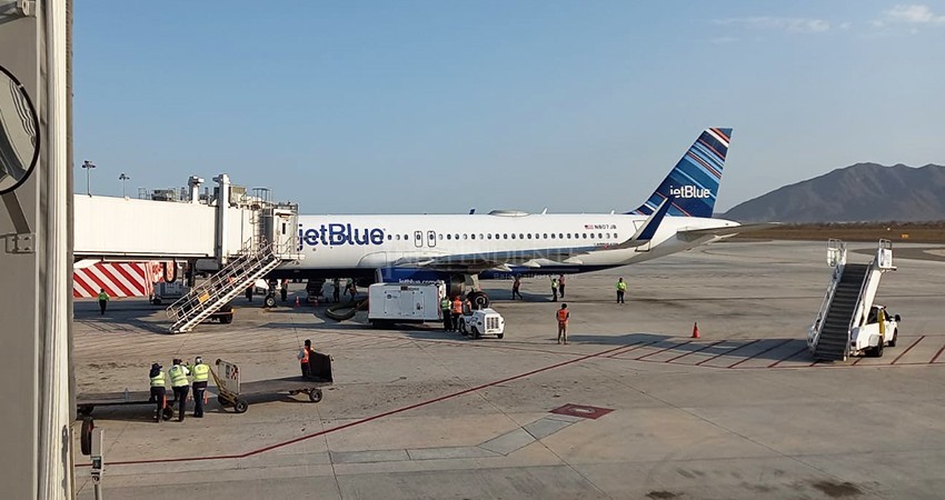 Reporta Aeropuerto Internacional de Los Cabos ocupación aérea superior al 80%