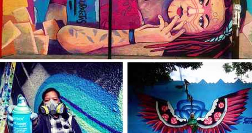 El arte nos permite gritar consignas y exigir respeto, considera Bixablú