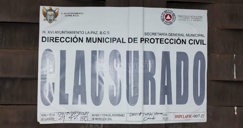 Son sancionados establecimientos que desacatan medidas sanitarias en La Paz