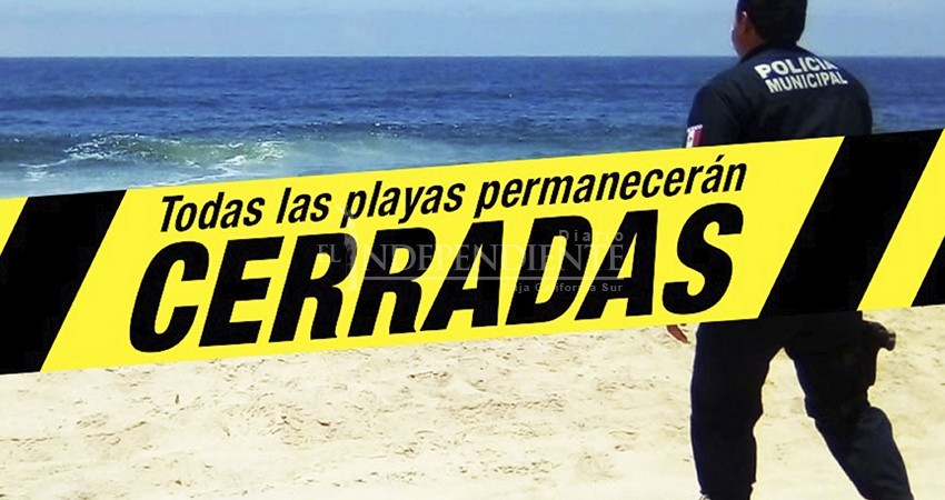 Continuarán aplicando medidas sanitarias en La Paz; playas seguirán cerradas