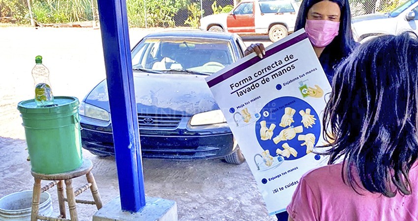 Fomenta salud estatal correcto lavado de manos