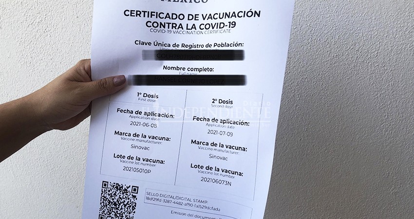 Ayto Los Cabos podría pedir certificado de vacunación para acceder a espacios públicos
