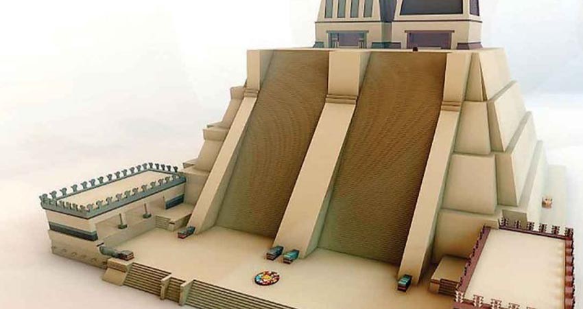 Arman Maqueta Monumental del Templo Mayor; estará en el Zócalo capitalino