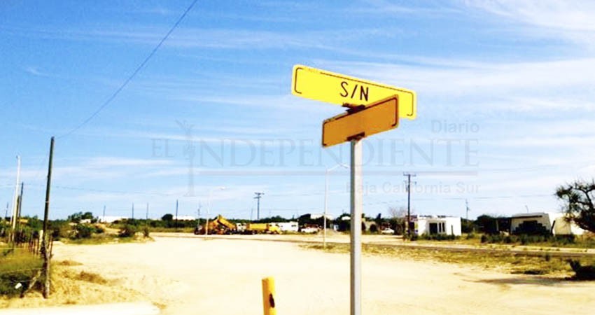 Concluye el IMPLAN con asignación de nomenclaturas en calles de La Paz