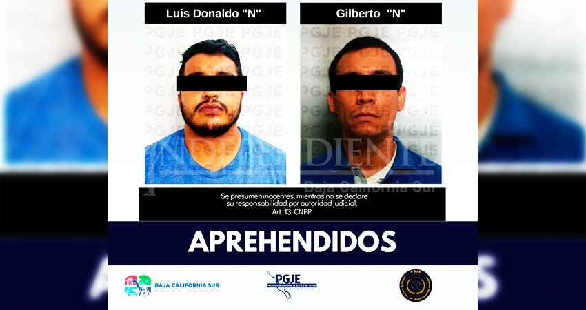 Aprehenden a dos hombres en La Paz y Los Cabos