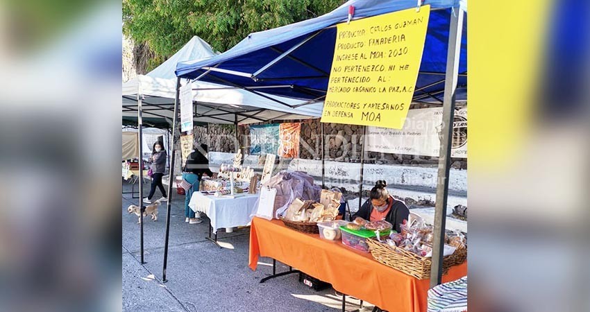 Se agudiza disputa por el Mercado Orgánico Artesanal de La Paz