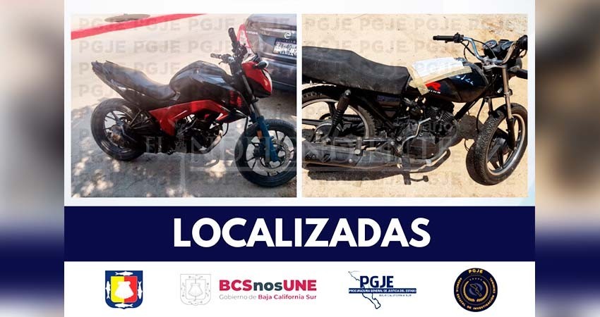 Localizan motocicletas con reporte de robo en CSL