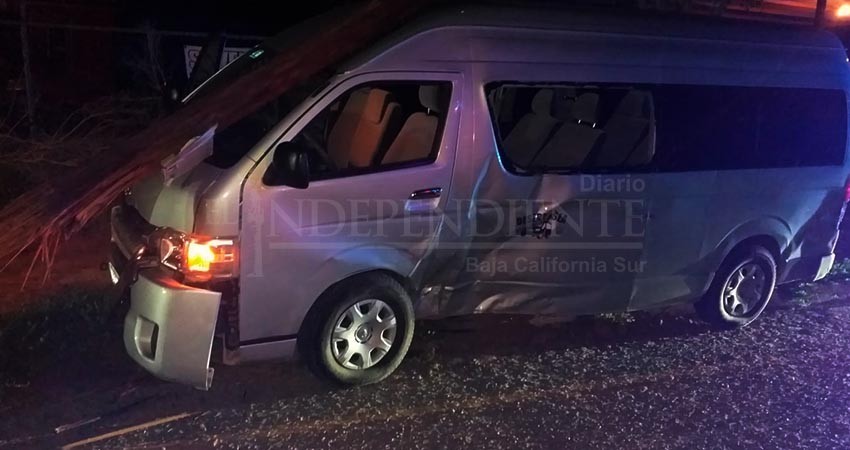 Diez lesionados y daños por 657 mil pesos, el saldo de 17 accidentes viales en La Paz