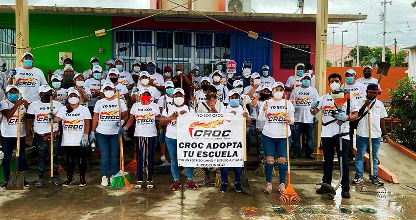 CROC colabora con un regreso a clases presenciales seguro en BCS