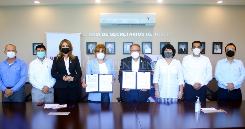 Refrendan convenio de colaboración UABCS y Setues