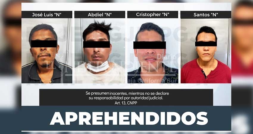Fueron ejecutadas 4 órdenes de aprehensión en La Paz y Los Cabos