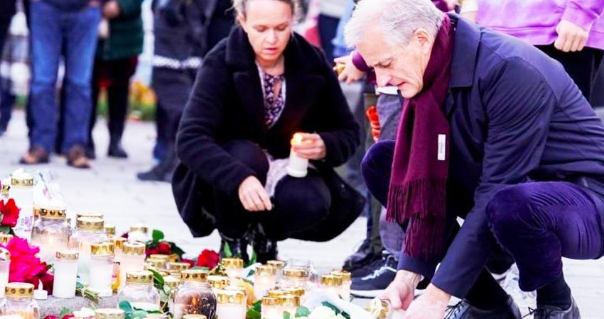 Agresor noruego usó 'objeto afilado' y no flechas, aclara policía
