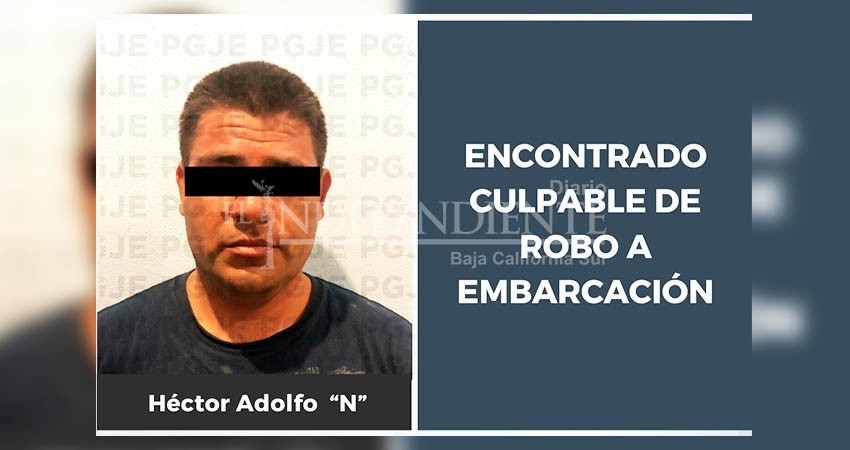 Fallo condenatorio para responsable de robo de embarcación en Guerrero Negro