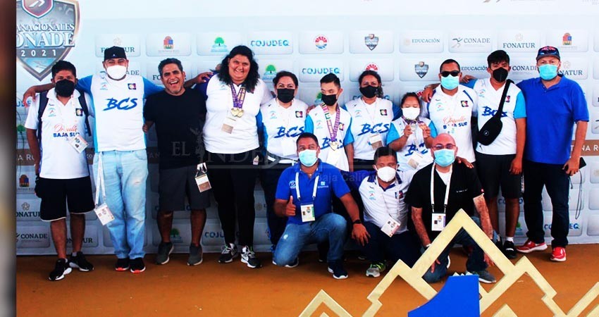 6 oros, 1 plata y 1 bronce para BCS en los Paranacionales CONADE
