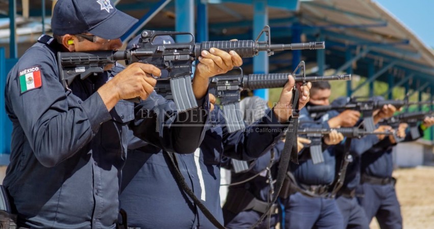 Continúan capacitando al personal de Seguridad Pública Municipal