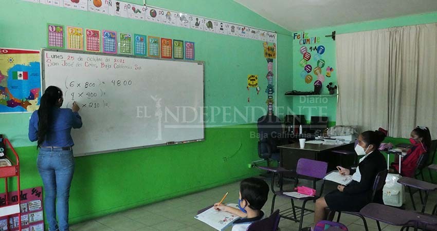 30 mil estudiantes de nivel básico ya acuden a clases presenciales en BCS