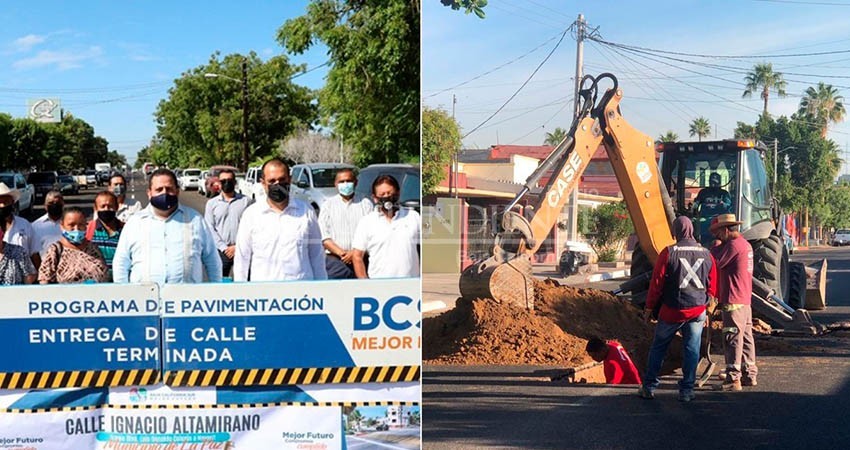 Falta de planeación llevó a la destrucción de carpeta asfáltica recién inaugurada en La Paz