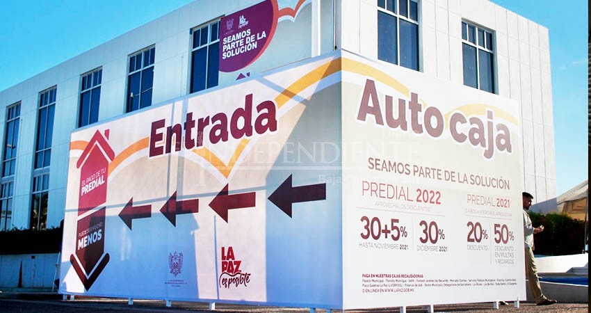 Promueve Ayuntamiento La Paz uso de la auto caja para el pago del Predial
