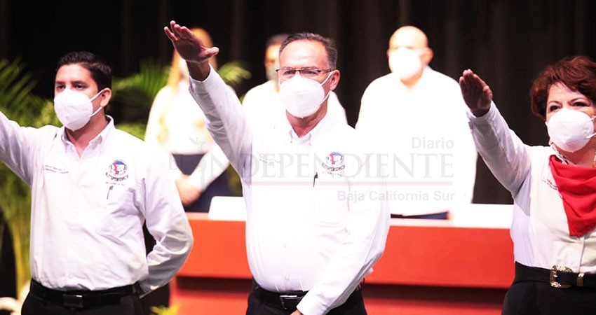 Prometiendo comité, “cercano a la palomilla”, renuevan Burócratas comité seccional en La Paz
