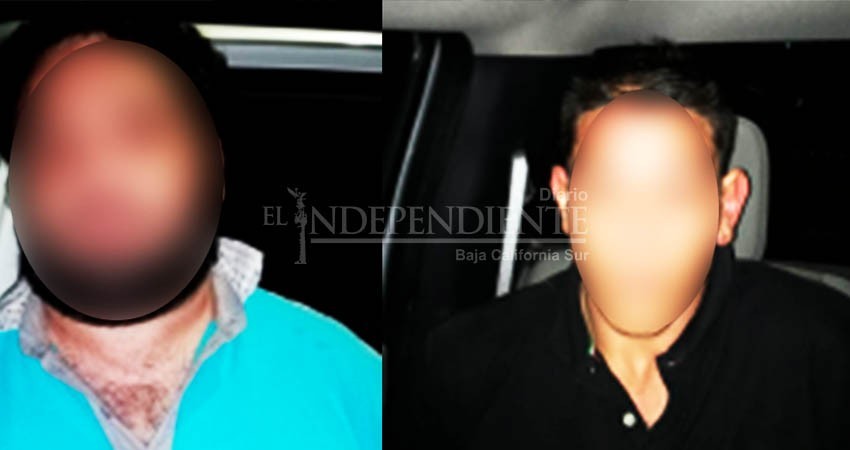 En posesión de sustancias ilícitas, detiene policía estatal a dos hombres en La Paz