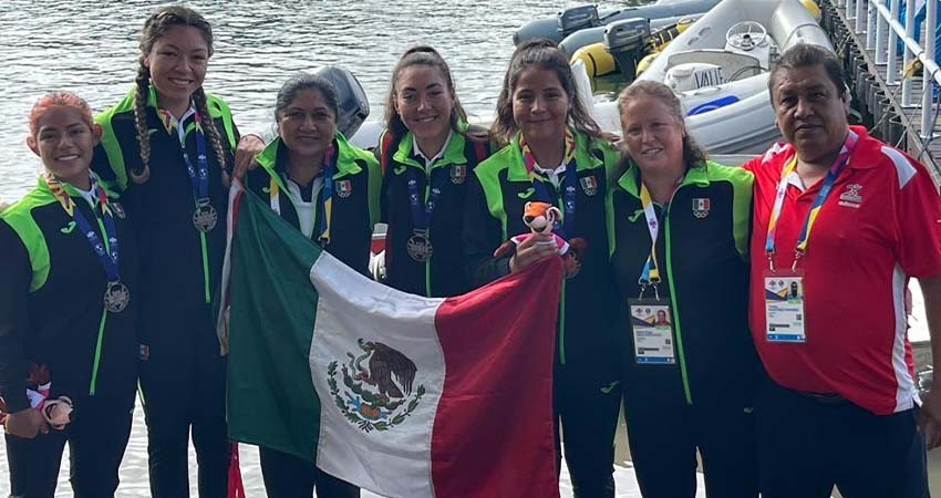 Lilian Armenta Ayub gana medalla de plata por equipo en remo