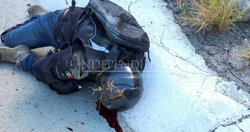 Muere motociclista en aparente accidente vial en puente La Muela