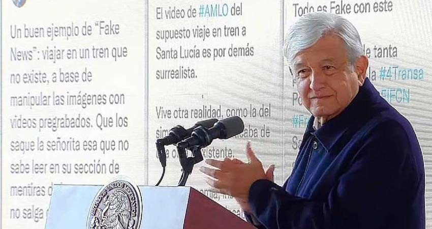 López Obrador a Calderón: cree que nos quedamos en la época de los montajes