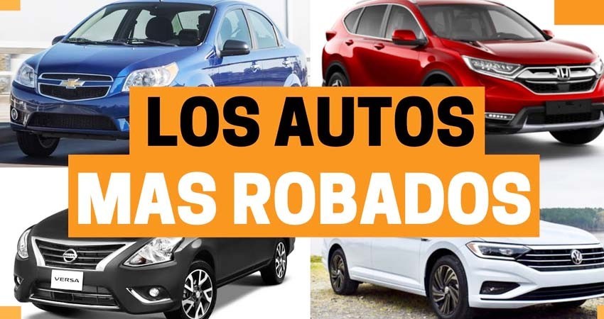 De Nissan, VW y Chevrolet, los autos más robados en México en 2021