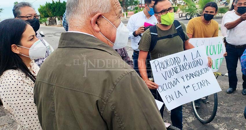 Promete Castro Cosío obras de Av. Forjadores con seguridad peatonal