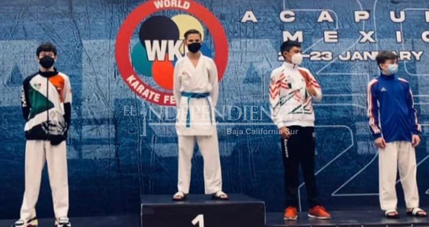 Karatecas sudcalifornianos regresan con buenos resultados de Acapulco