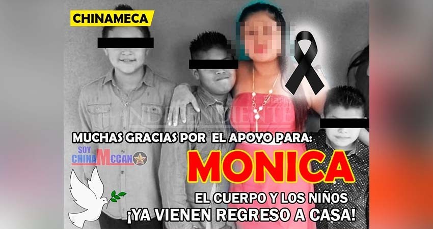 Recupera comunidad veracruzana el cuerpo y familia de Mónica, asesinada en Melitón Albañez