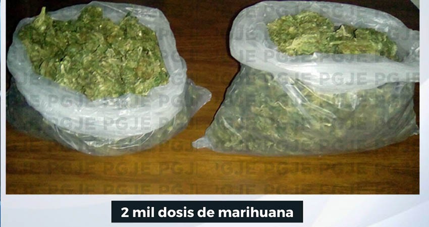 Interceptan droga que era enviada por paquetería en La Paz