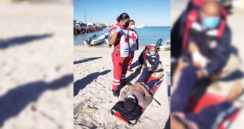 Mantarraya ataca a pescadores en la isla Espíritu Santo